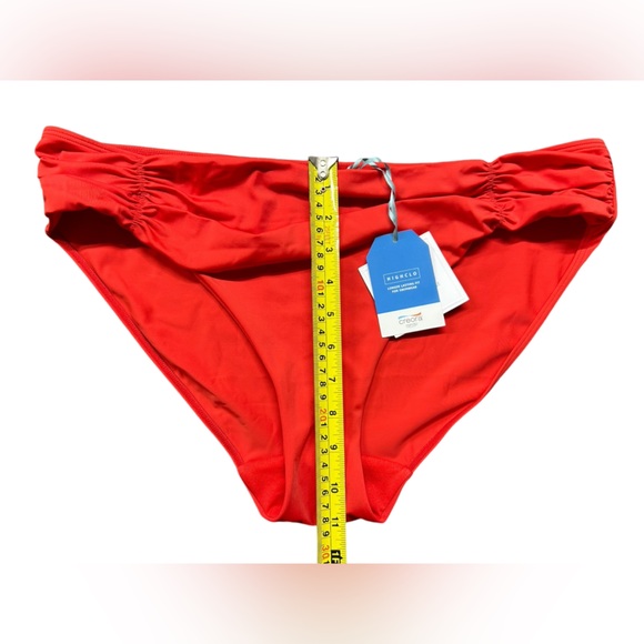 PANACHE plus size 16 Fiery Red ANYA RIVA bikini swim full coverage bottoms NWT - Picture 8 of 9
